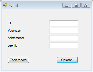 voorbeeld Form